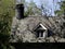 Cottage, with unusual round chimney