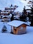 Cottage in winter