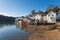 Cottages at Fowey in Cornwall