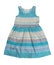 Cotton baby dress with a pattern. Isolate