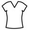 Cotton blouse Isolated Vector Icon that can be easily modified or edit