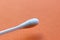 cotton bud, swab clean health care on blue background