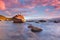 Cotton Candy over Bonsai Rock, Lake Tahoe