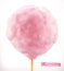 Cotton candy. Sugar clouds. 3d vector icon