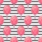 Cotton candy wrapper isolated seamlessly pattern