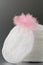 Cotton cosmetic disks sponges with feather