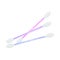 Cotton light blue, violet, pink multipurpose buds for kids and adults. Double tipped ear cleaning sticks.