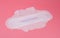 cotton medical towel or pad for women critical days on pink
