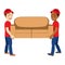 Couch Moving Workers