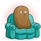 Couch Potato Cartoon Character