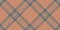 Couch seamless check textile, silk fabric tartan pattern. Manufacturing vector background plaid texture in orange and cyan colors