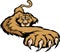 Cougar Mascot Body Prowling Graphic