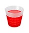 Cough Syrup Medicine Cup isolated