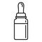 Cough syrup ointment icon, outline style