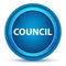 Council Eyeball Blue Round Button