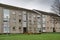 Council flats in poor housing estate with many social welfare issues in Port Glasgow
