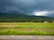 Counrtyside Highway, farmland and hills