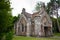 Count Potocki family chapel and vault crypt in village Pechera, Ukraine, side view