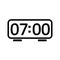 Countdown timer. Digital clock icon â€“ vector