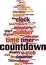 Countdown word cloud