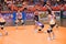 Counterattack ball in volleyball players chaleng