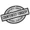 Counterfeit Forgery rubber stamp