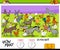 Counting donkeys and chickens educational game