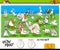 Counting ducks and rabbits educational game for kids