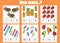 Counting educational children game, kids activity. How many objects task