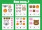 Counting educational children game, math kids activity. How many objects task. Animals theme