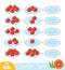 Counting Game for Children. Count the number of apples