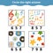 Counting Game for Children. Education game with music items