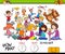 Counting girls and boys educational game