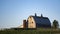 Country Amish Barn at Sunset