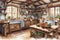 Country Charm: Rustic Cottage Kitchen Delight