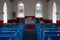 Country Church, internal view. Fair Isle, Shetland