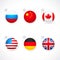 Country flag icons