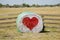 Country Hay Bale Valentine
