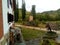 Country house in the Apennines Mountains, Italy. Ancillary buildings.