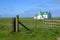 Country house with green roof