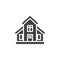 Country house vector icon