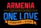 Country Inspiration Phrase for Poster or T-shirts. Creative Patriotic Quote. Fan Sport Merchandising. Memorabilia. Armenia