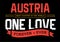 Country Inspiration Phrase for Poster or T-shirts. Creative Patriotic Quote. Fan Sport Merchandising. Memorabilia. Austria