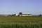 Country landscape near Fossano, Cuneo province, at May