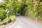 Country Lane With National Speed Limit Sign