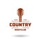Country music logo template