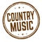 Country music sign or stamp