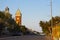 The country road through city CBD of Broken Hill is an inland mining city in the far west of outback New South Wales.