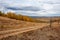 Country road in the picturesque steppes with hills.