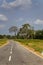 Country road in Sri Lankan national park